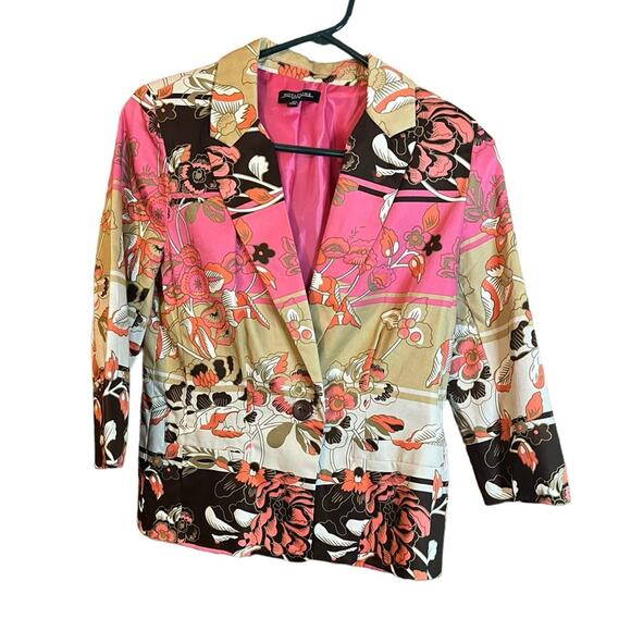 Notations Multicolored Floral Jacket PS - Picture 2 of 5